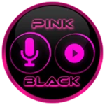 Logo of Flat Black and Pink Icon Pack android Application 